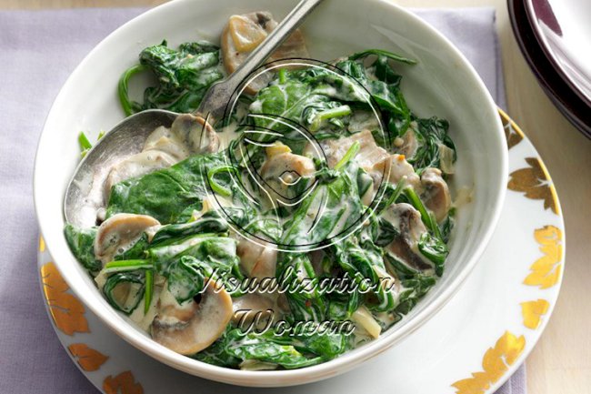 Parmesan Creamed Spinach