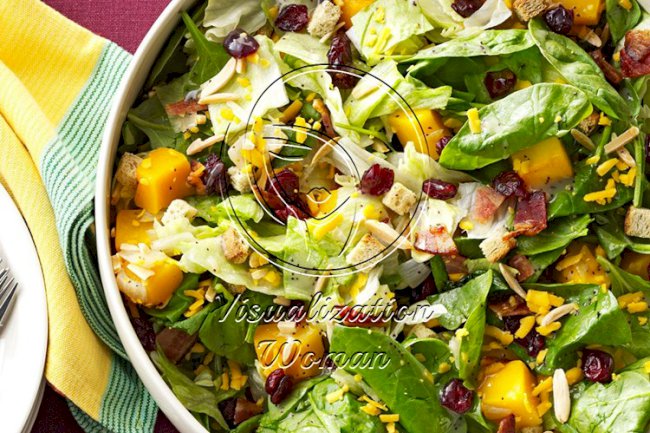 Roasted Butternut Tossed Salad