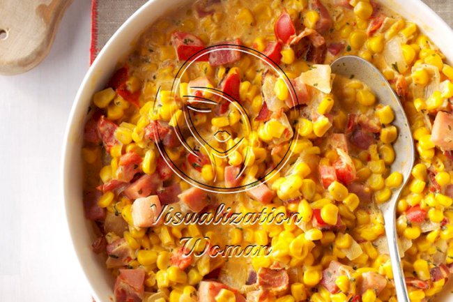 Sweet Onion Creamed Corn