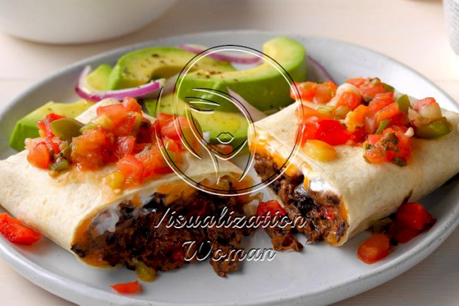Cheddar Bean Burritos