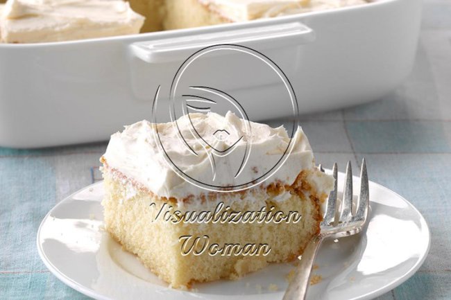 Yellow Cake with Buttercream Frosting