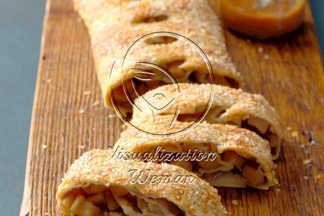 Caramel Apple Strudel