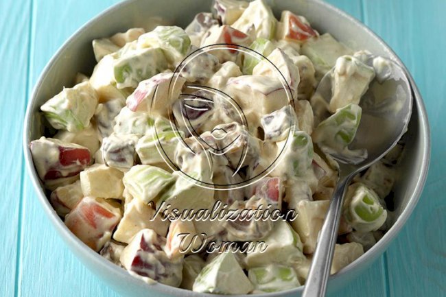 Candy Bar Apple Salad