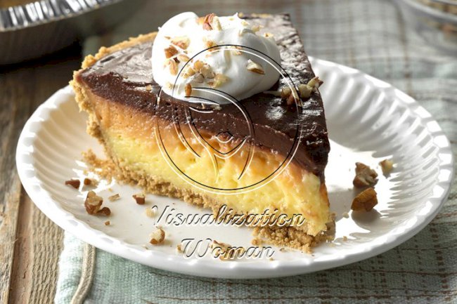 Ribbon Pudding Pie