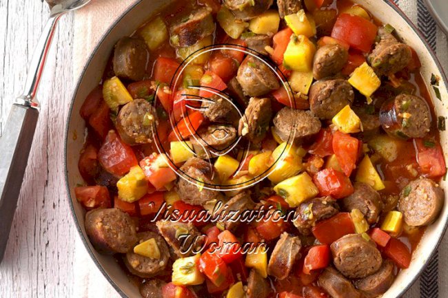 Sausage and Vegetable Skillet