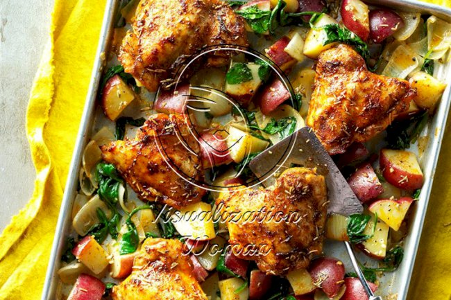 Pan-Roasted Chicken and Vegetables