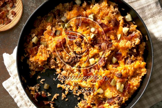 Bacon Cheeseburger Rice