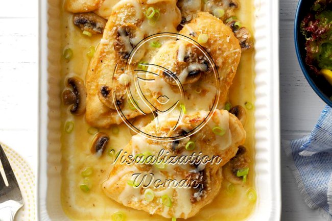 Baked Mushroom Chicken