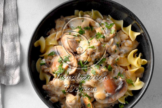 School-Night Sausage Stroganoff