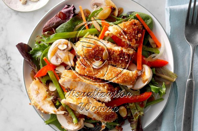 Crispy Asian Chicken Salad