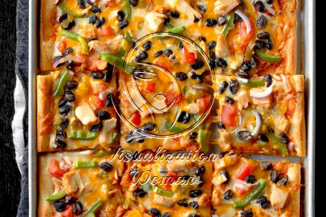 Santa Fe Chicken Pizza Pie