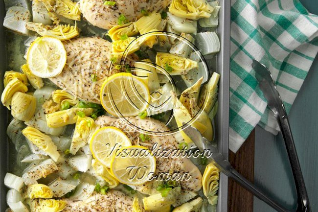 Parmesan Chicken with Artichoke Hearts