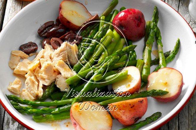Asparagus Nicoise Salad