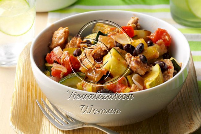 Mediterranean Turkey Skillet