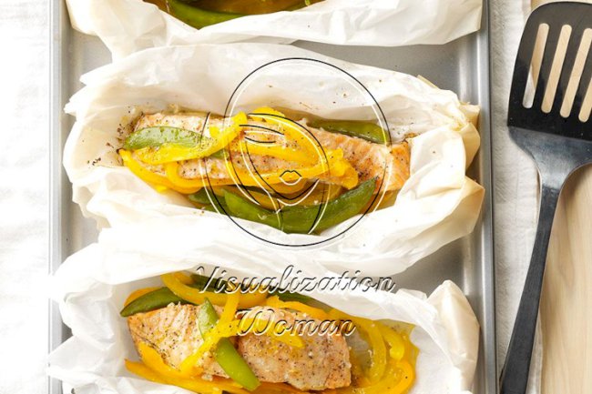 Salmon Veggie Packets