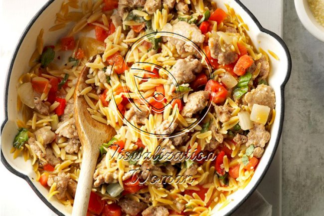 Italian Sausage Orzo