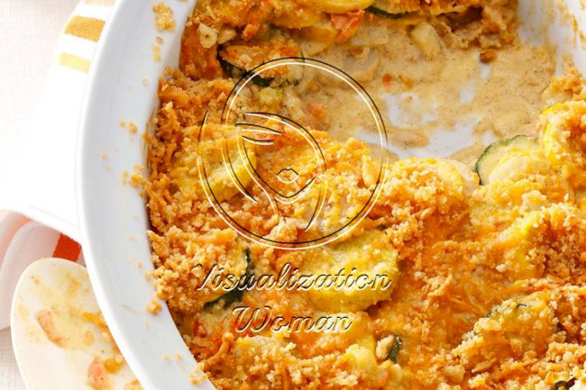 Calico Squash Casserole