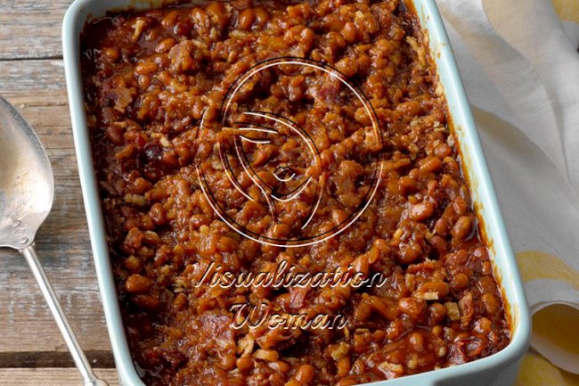 Sweet and Spicy Baked Beans