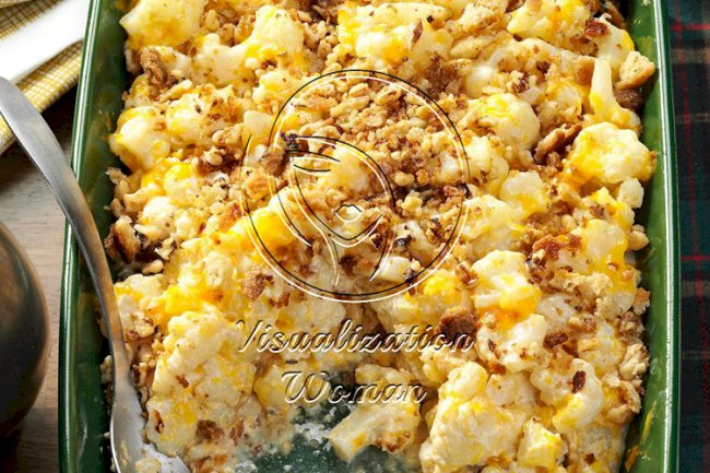 Christmas Cauliflower Casserole