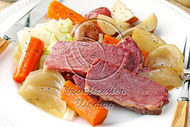 Guinness Corned Beef and Cabbage
