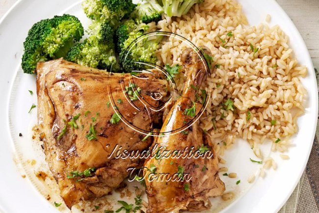 Chicken Legs with Balsamic Vinaigrette