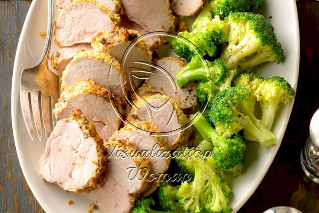 Pepper-Crusted Pork Tenderloin