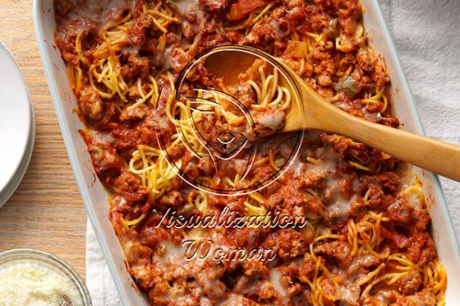 Rich Baked Spaghetti