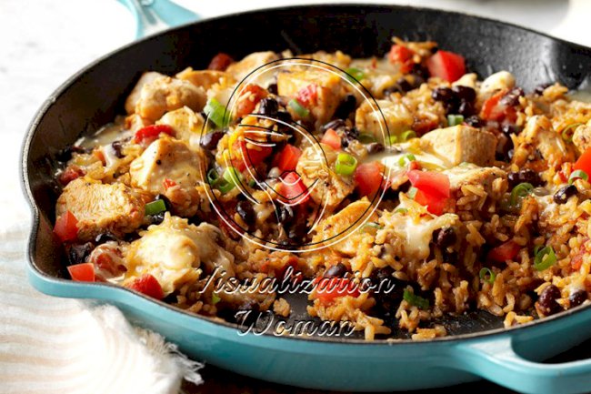 Chicken Burrito Skillet