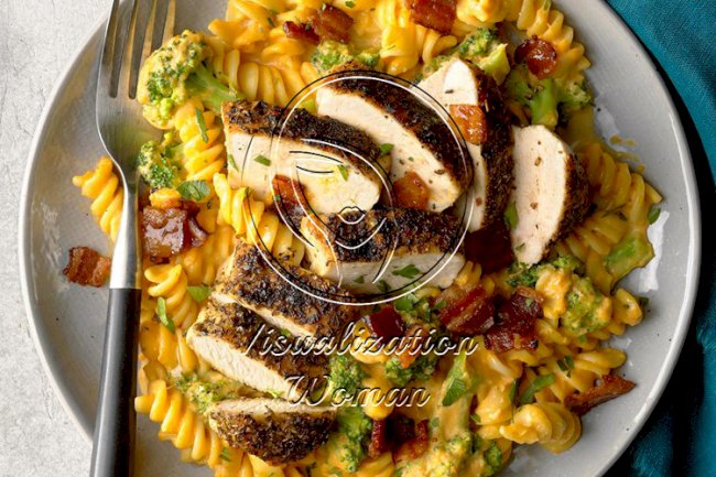 Pumpkin Alfredo with Chicken
