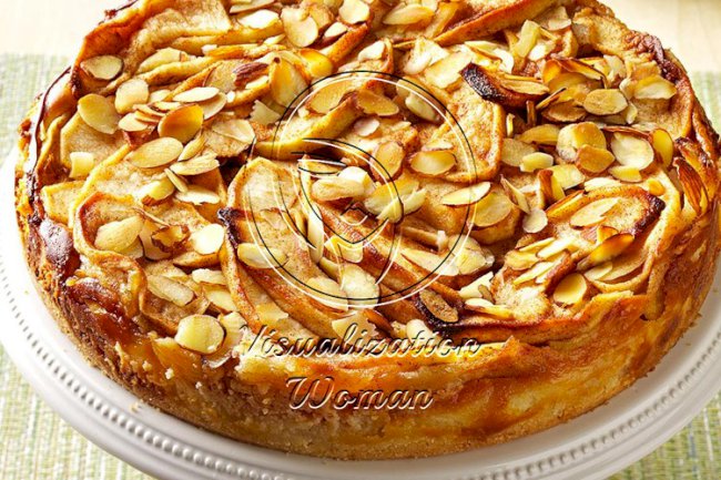Apple Bavarian Torte