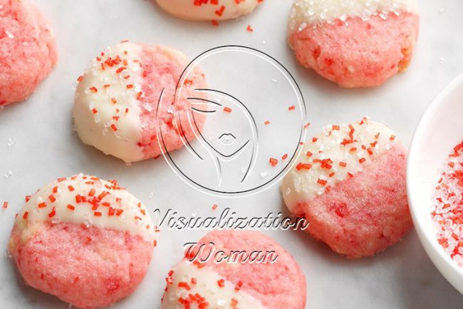 Dipped Cherry Cookies