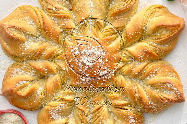 Pesto Star Bread