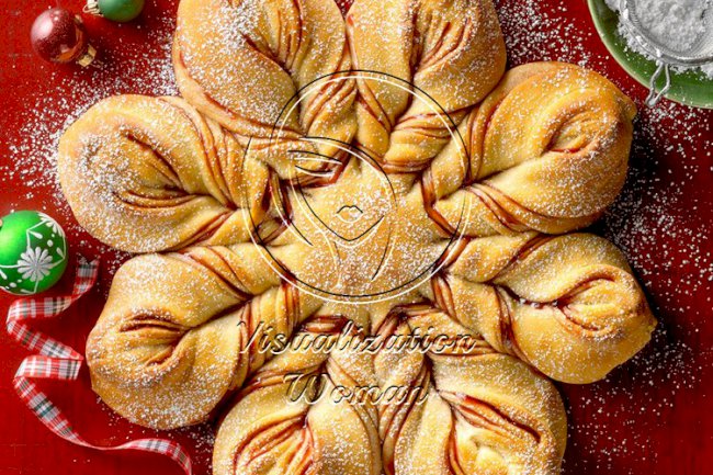 Christmas Star Twisted Bread