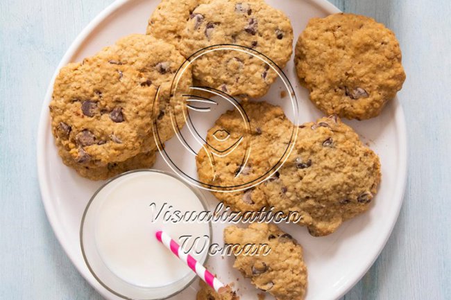 Sourdough Oatmeal Chocolate Chip Cookies
