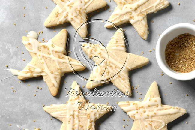 Spiced Eggnog Rum Cookies