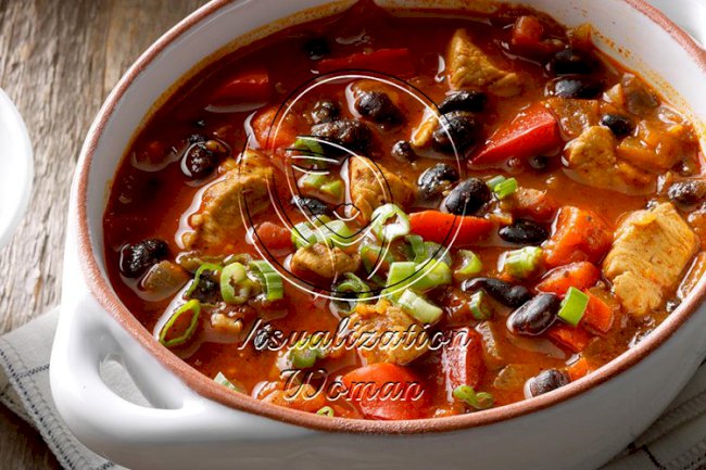 Chicken Chili with Black Beans