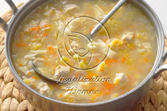 Amish Chicken Corn Soup