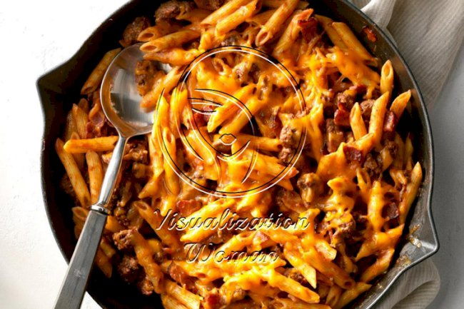 Bacon Cheeseburger Pasta