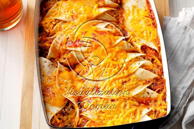 Beef ‘n’ Rice Enchiladas