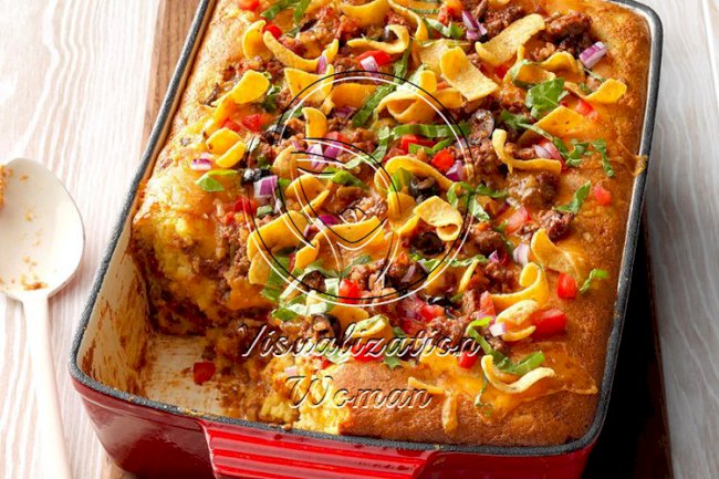 Taco Cornbread Casserole