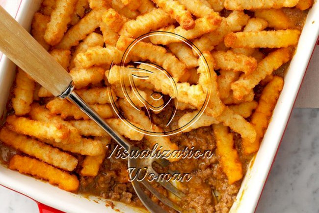 Cheeseburger and Fries Casserole
