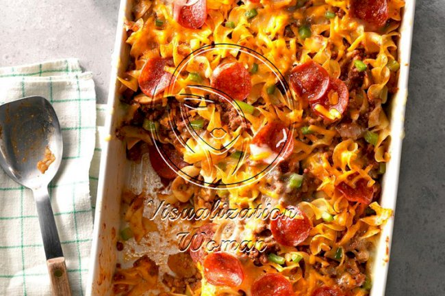 Pizza Noodle Bake