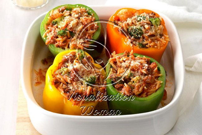 Stuffed Peppers for Four