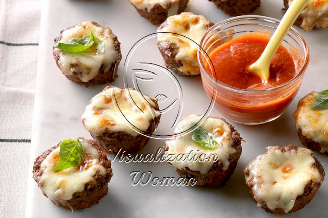 Pizza Meat Loaf Cups