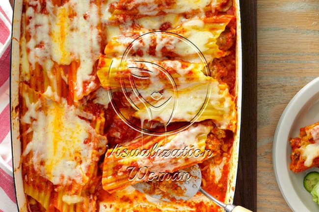 Sausage Manicotti