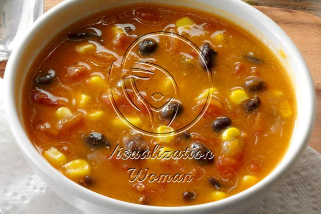 Spicy Pumpkin & Corn Soup