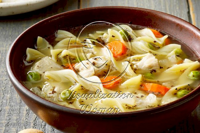 Lemony Chicken Noodle Soup