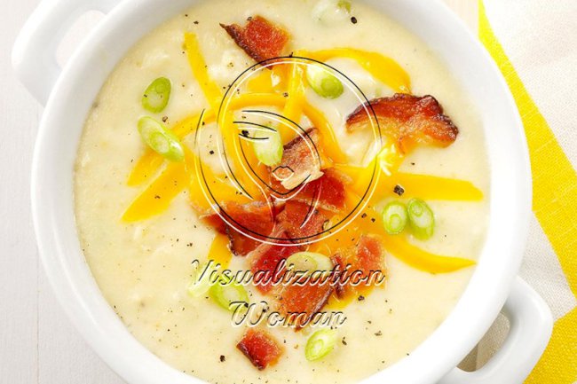 Baked Potato Cheddar Soup