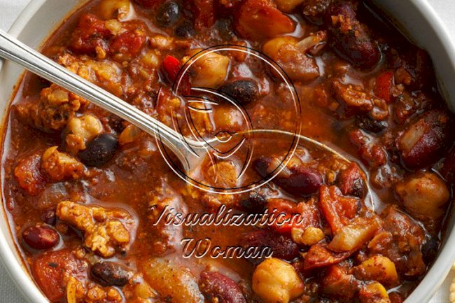 Marty’s Bean Burger Chili