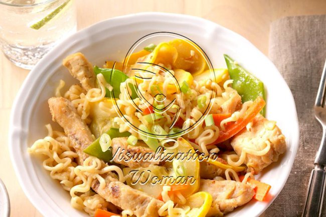 Quick Sesame Chicken Noodles